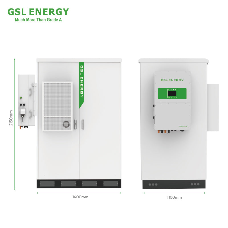 Shenzhen GSL Energy Co., Ltd. - Speicher - 50kVa 186kWh storage cabinet outdoor cabinet BE... GSL-BESS-50K186 - Art. 36570