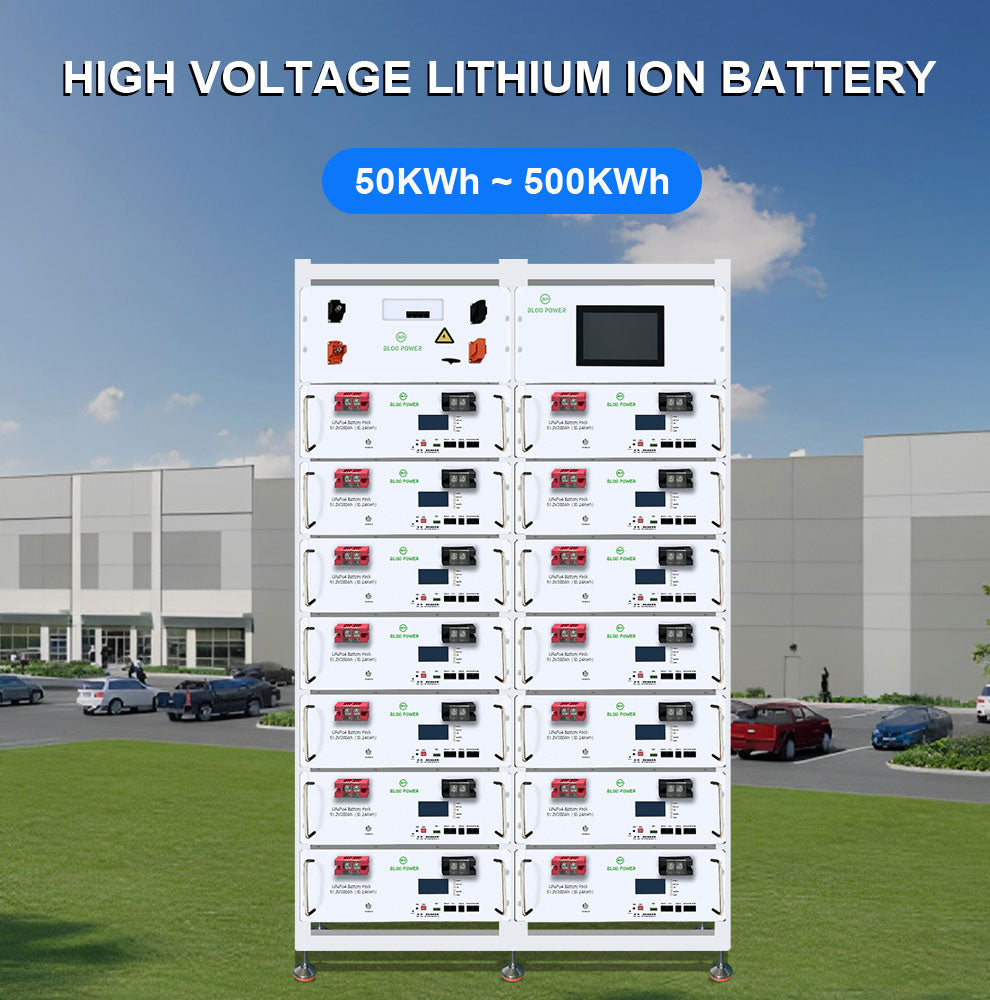 Zhengde Hanyuan (Shenzhen) Technology Co., Ltd. (Bloo Power) - Speicher - 50kwh 100kwh 200kwh High Voltage Rack Mounted L... 50kwh 100kwh 200kwh High Voltage Lithium Battery - Art. 29723