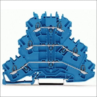 WAGO 2002-3204 Mehrstock-Installationsreihenklemme 5.2 mm
