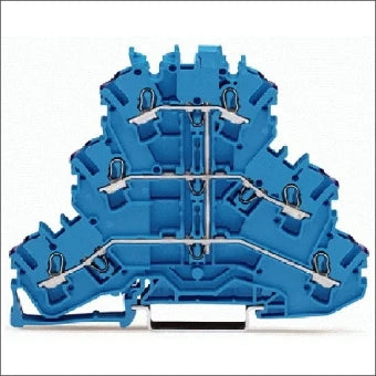 WAGO 2002-3209 Mehrstock-Installationsreihenklemme 5.2 mm