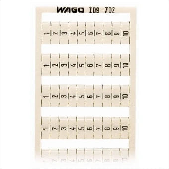 WAGO 209-702 Kennzeichnung Reihenklemme