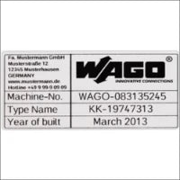 WAGO 210-855 Tekststrookblad 27 mm