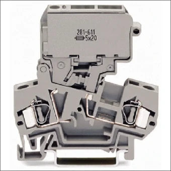WAGO 281-611 ZekeringsReihenklemme 8 mm