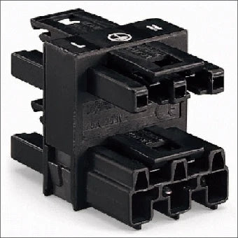 WAGO 770-907 Kompaktverteiler fuer steckbare Gebaeudeinstallation 46 mm