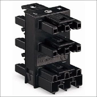 WAGO 770-608 Kompaktverteiler fuer steckbare Gebaeudeinstallation 46 mm