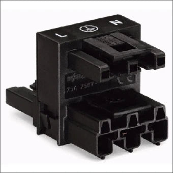 WAGO 770-683 Kompaktverteiler fuer steckbare Gebaeudeinstallation 51 mm