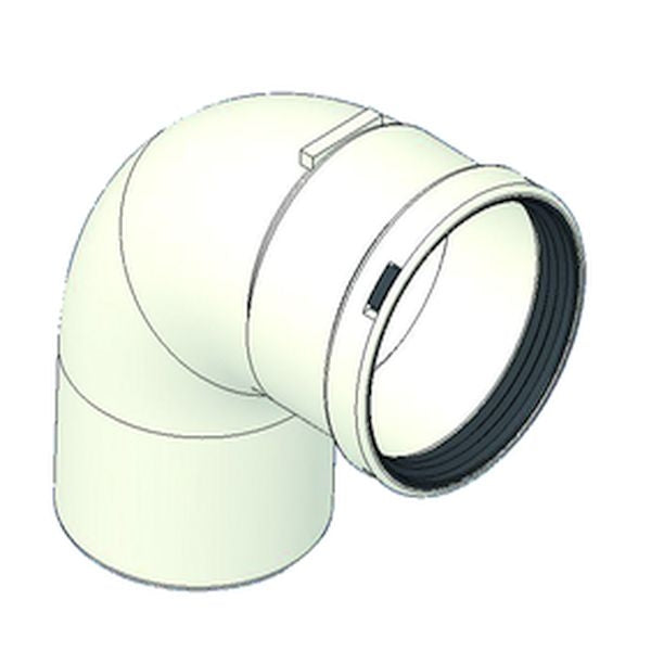 Tecnogas Kurve 90° D.80 für Kondensationssplitter 00000051272