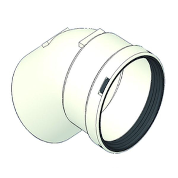 Tecnogas Kurve 45° D.80 für Kondensationssplitter 00000051276