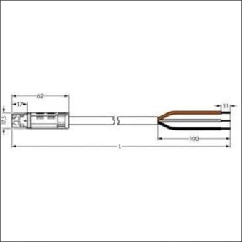 WAGO 774-9973/206-105 Patchkabel fuer steckbare Gebaeudeinstallation