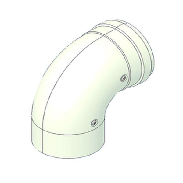 Tecnogas Koaxialkurve für Kondensation 90° 60/100 00000051355