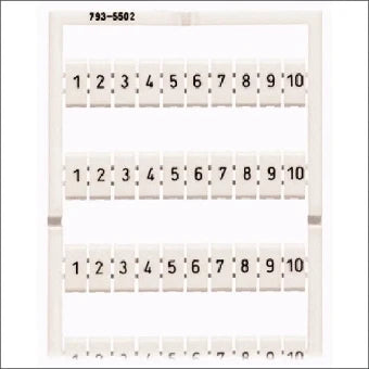 WAGO 793-5502 Kennzeichnung Reihenklemme