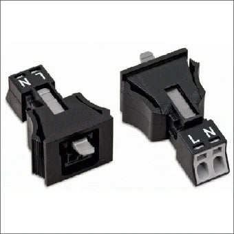 WAGO 890-722 Apparatuuraansluiting voor insteekbare gebouwinstallatie