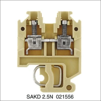 WEIDMULLER 0215560000 Durchgangsreihenklemme 5 mm