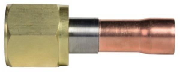 Caiman FA-05x4 Bördel-Lötanschluss 5/8" SAE auf 1/2" reduziert, Edelstahl-Innenteil