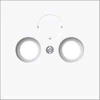 ABB BUSCH-JAEGER 2CKA000230A0250 Antennecontactdoos