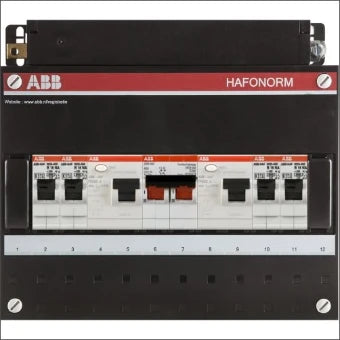 ABB HAF 1SPF006905F0120 Verteilerkasten, vormontiert 205 mm
