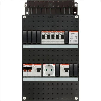 ABB HAF 1SPF006907F1184 Verteilerkasten, vormontiert 390 mm