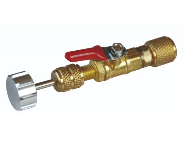 Teddington TF-DI14 Ein-/Ausdreher für Metall-Schraderventile, 1/4" SAE