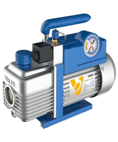 Value TF-VI260-R32 Vakuumpumpe 2-stufig 142 l/min mit Vakuummeter und Magnetventil, R32