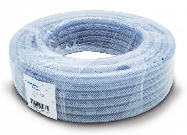 Sauermann PVC-Klarsichtschlauch verstärkt für Kondensatablauf Ø 10 mm (3/8"), 25-m-Rolle