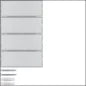 BERKER 13097003 Afdekraam schakelmateriaal