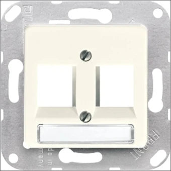 JUNG 169-2NWE Bauteil / Zentralplatte Kommunikations-Schalterprogramm