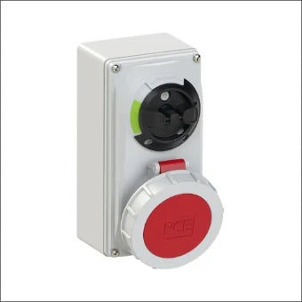 PCE 103495 CEE-contactdoos uitschakelbaar, beveiligd (IEC 60309)