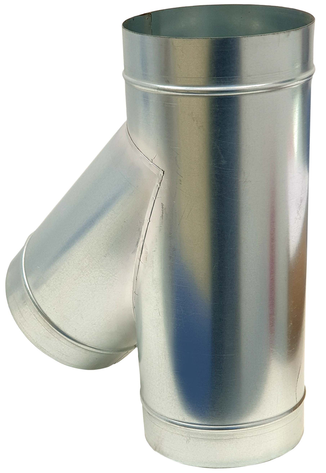 Mercatub T-Stück 45° für Wickelfalzrohr verzinkt Ø 175 mm beidseitig Nippel CA01566