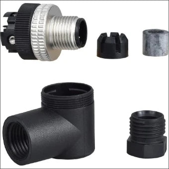 TELEMECANIQUE XZCC12MCM40B Ronde connector, veldzijdig confectioneerbaar (industrieconnector)