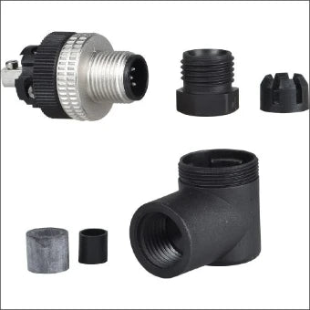 TELEMECANIQUE XZCC12MCM50B Ronde connector, veldzijdig confectioneerbaar (industrieconnector)