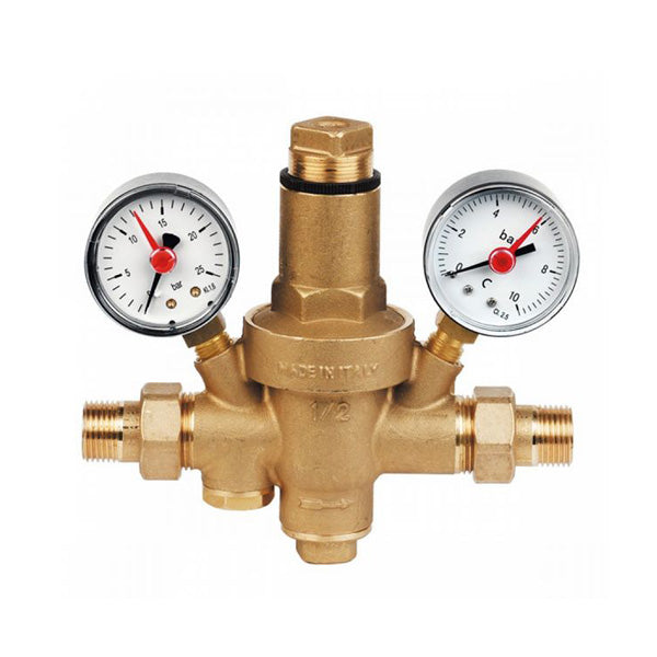 Arteclima Druckminderer (PN25) 1/2" mit Anschlüssen M/M C/Manometer AC57912