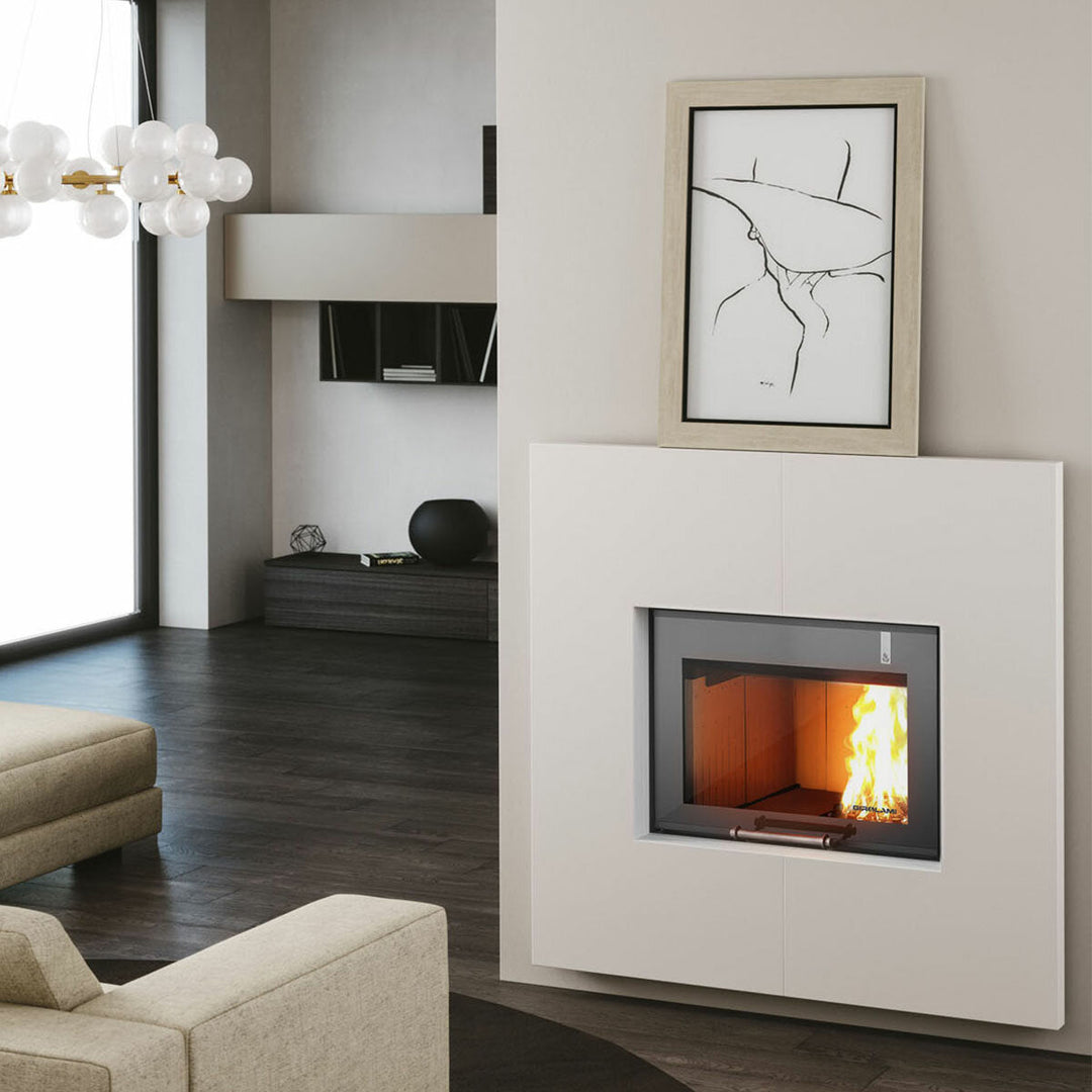 Girolami TC EVO BIO 80 – Mehrstoff-Heizkamin, 30 kW