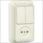 GIRA 047510 Schakelaar/Steckdose combinatie