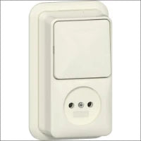 GIRA 047610 Schakelaar/Steckdose combinatie