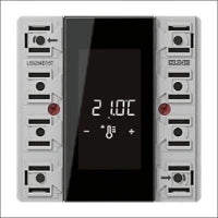 JUNG AL2502TSAD Bedienelement / Zentralplatte Schalterprogramm 70 mm
