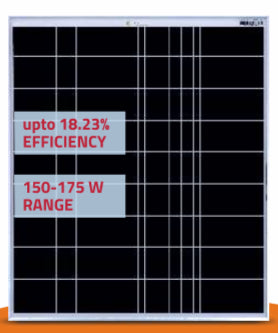 Patanjali Renewable Energy Pvt Ltd - Solarmodul - 5BBPoly 36-Full Cell PREL 150-175W PREL 150W - Art. 183652