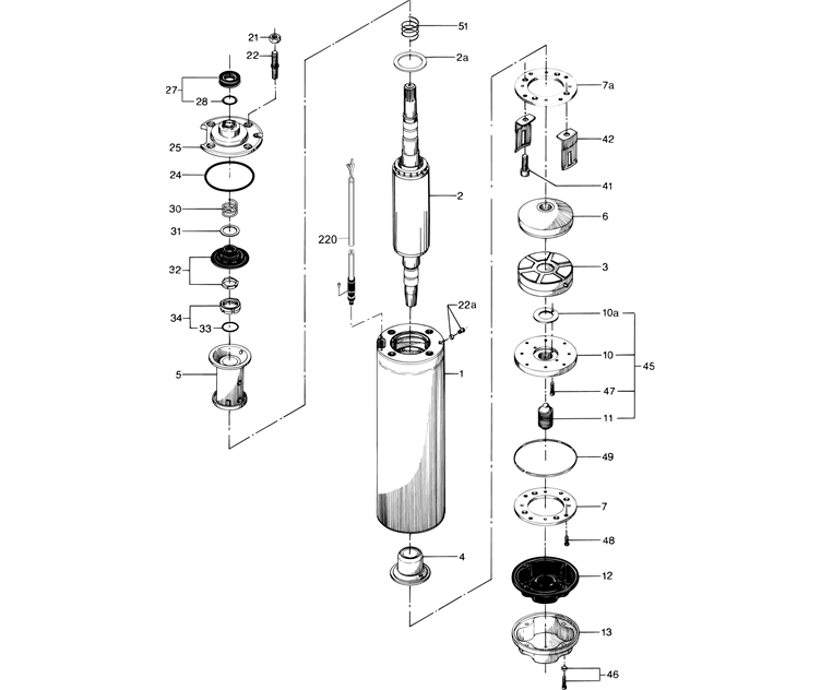GRUNDFOS Unterwasserpumpe SP 30-8 Nr. 13A16908
