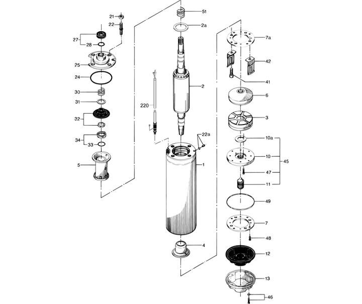 GRUNDFOS Unterwasserpumpe SP 30-8 Nr. 13A16908