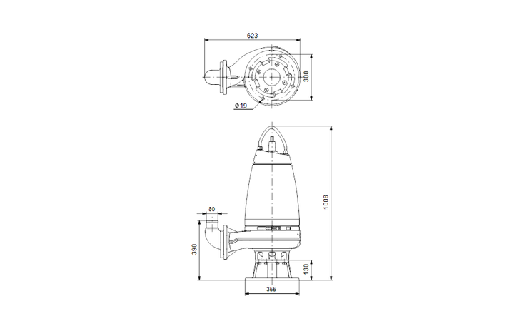 GRUNDFOS Tauchmotorpumpe SE1.80.80.55.4.51D.B Nr. 96047613