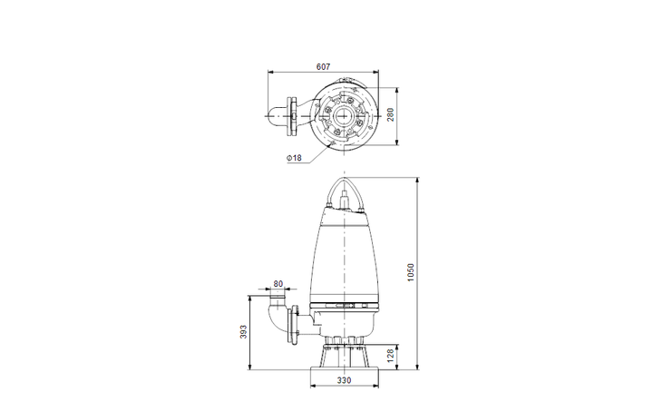 GRUNDFOS Tauchmotorpumpe SEV.80.80.110.2.51D Nr. 96047877