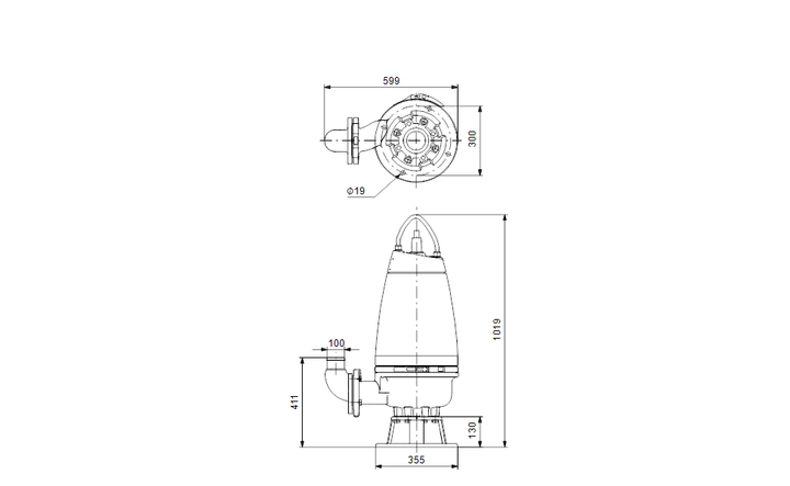 GRUNDFOS Tauchmotorpumpe SEV.100.100.40.4.51D Nr. 96047925
