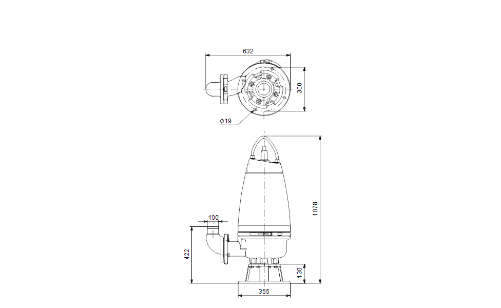 GRUNDFOS Tauchmotorpumpe SEV.100.100.75.4.51D Nr. 96047957
