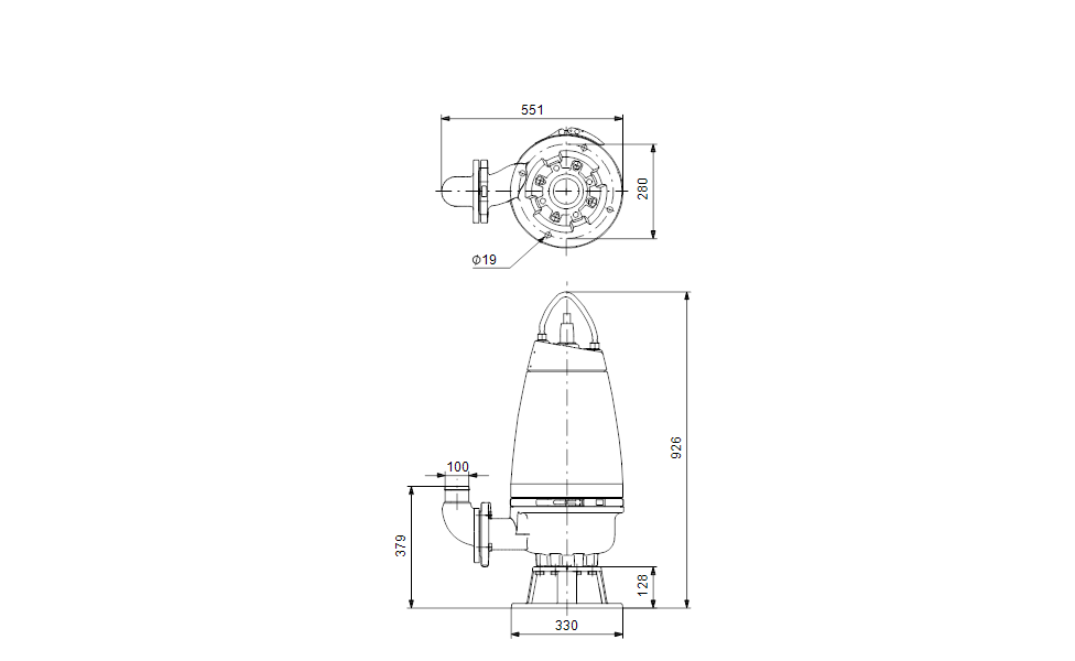 GRUNDFOS Tauchmotorpumpe SEV.80.100.13.4.50D Nr. 96780676