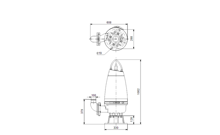 GRUNDFOS Tauchmotorpumpe SEV.80.100.60.2.51D Nr. 96780686