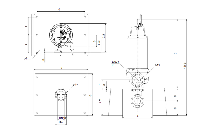 GRUNDFOS Tauchmotorpumpe SEV.80.80.130.2.52H.N.51D.A Nr. 99774605