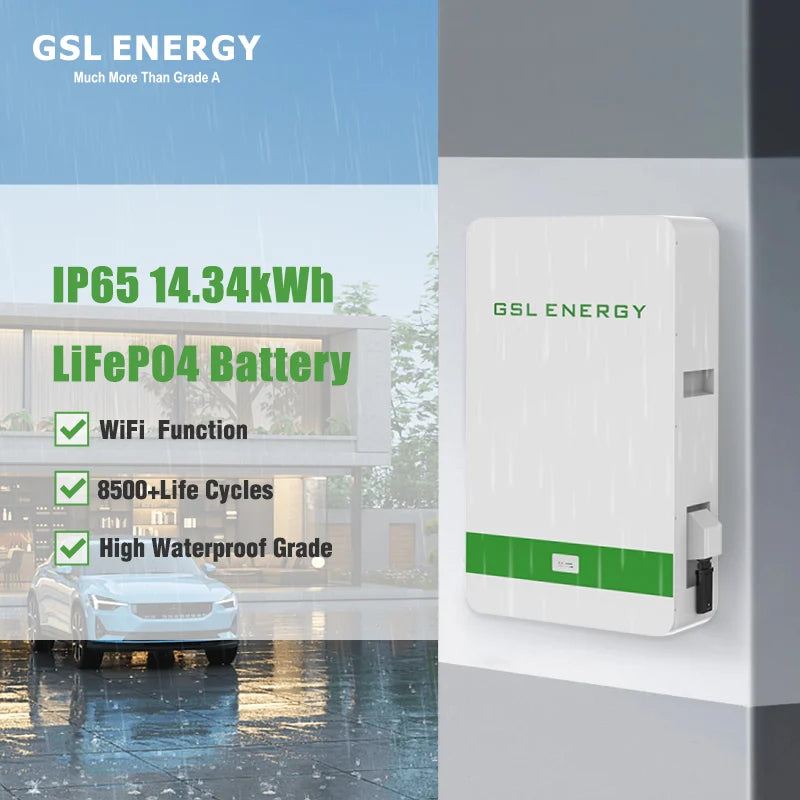 Shenzhen GSL Energy Co., Ltd. - Speicher - 5/10/15 kWh 100AH/200AH/280AH 51.2V Power Stora... GSL-051100A-B-GBP2 - Art. 19306