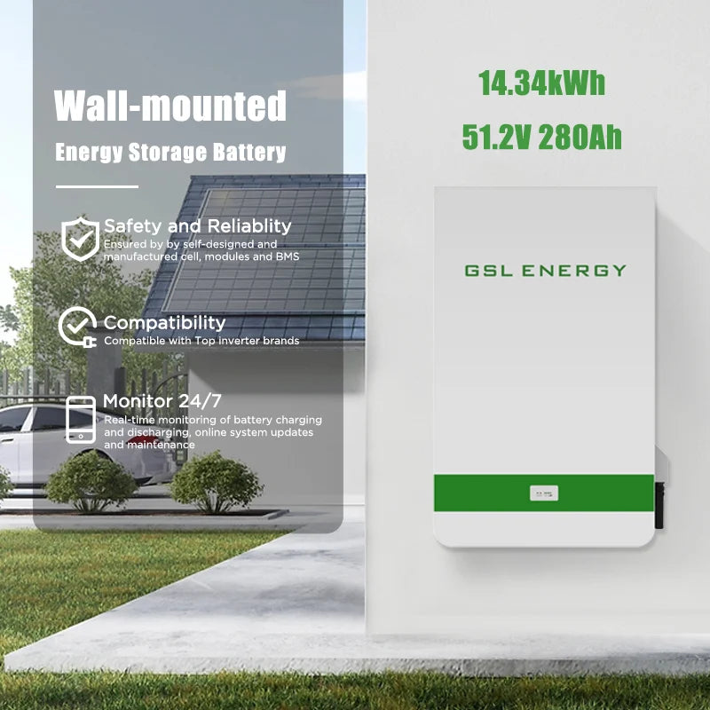 5/10/15 kWh 100AH/200AH/280AH 51.2V Power Stora... GSL-051280A-B-GBP2 - Art. 32911