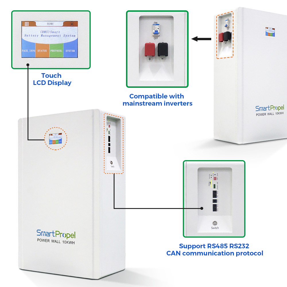 SmartPropel - Speicher - 5/10/15kWh Powerwall Energy Storage System (Tou... SP-P2-5kWh - Art. 34710