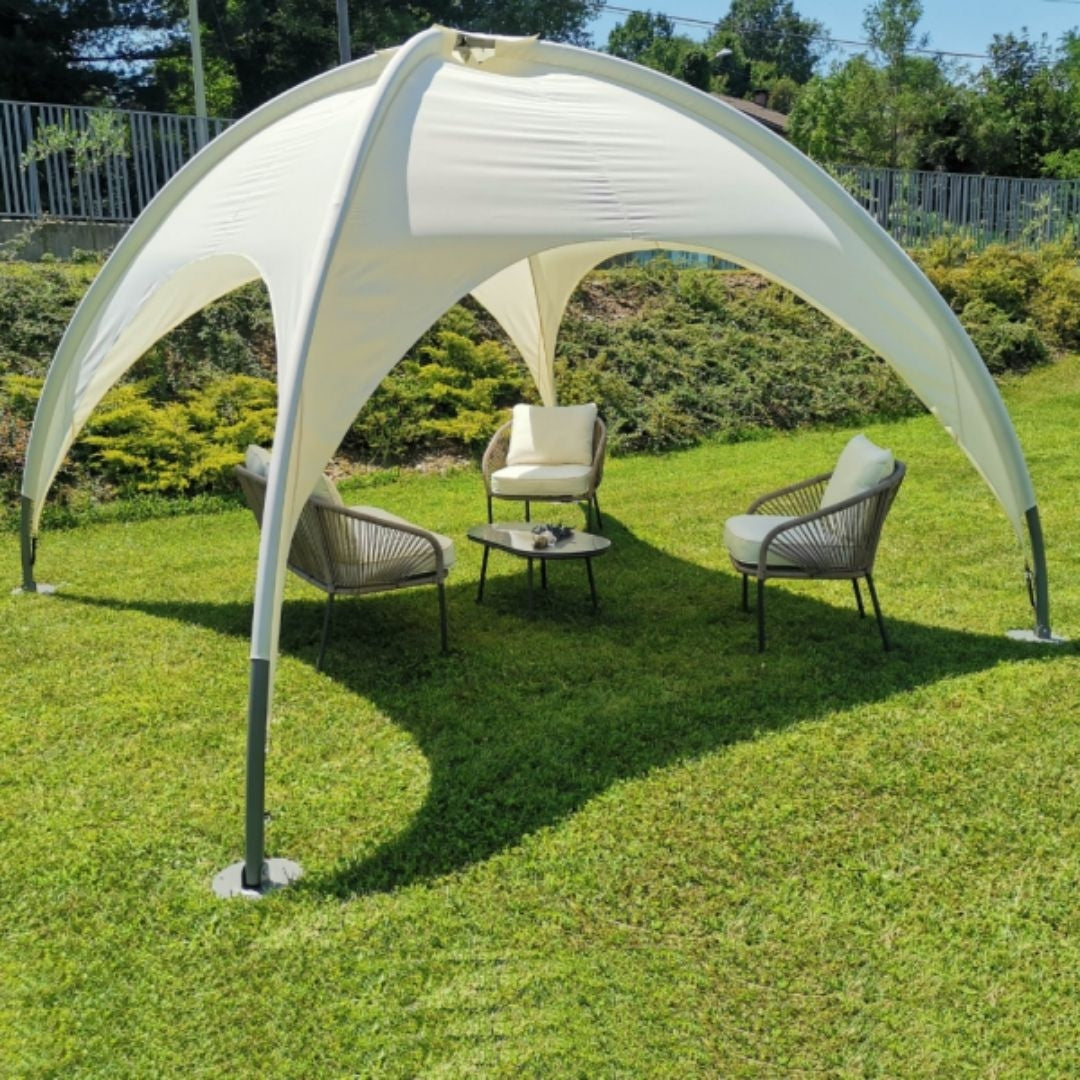 Garten- oder Outdoor-Pavillon aus Stahl in ovaler Iglu-Form CAP55629
