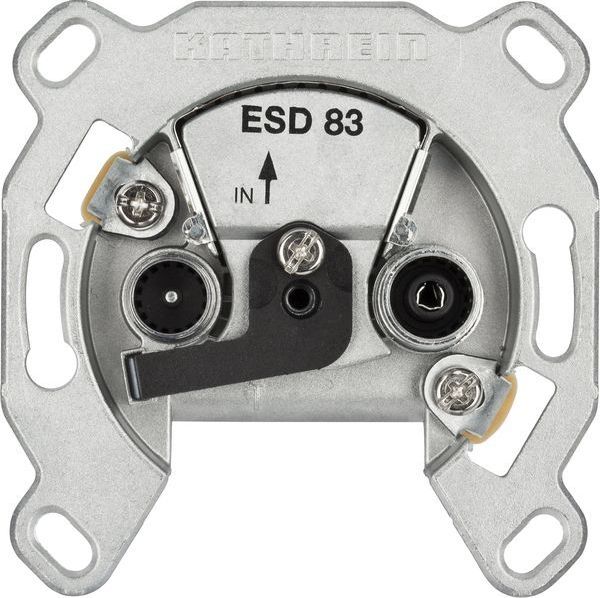 KATHREIN Digital Systems Breitband-Einzelanschlussdose ESD 83 2-Loch -Art. 21110035

